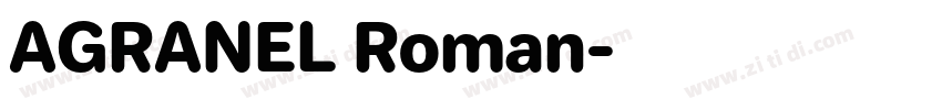 AGRANEL Roman字体转换